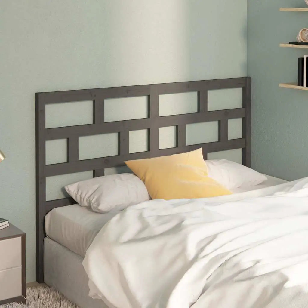 vidaXL Bed Headboard 81x4x100 cm Solid Wood Pine - from vidaXL