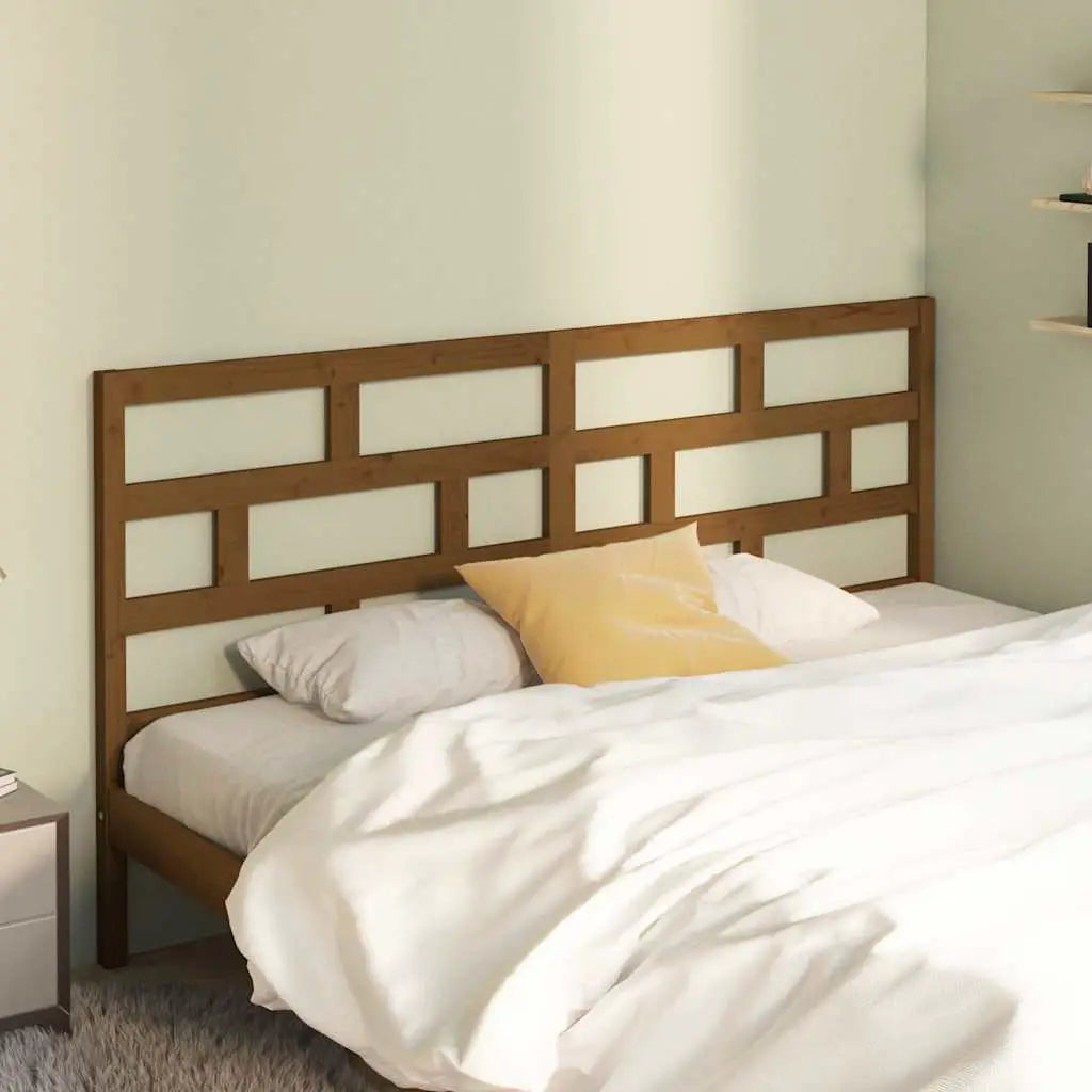 vidaXL Bed Headboard 81x4x100 cm Solid Wood Pine - from vidaXL