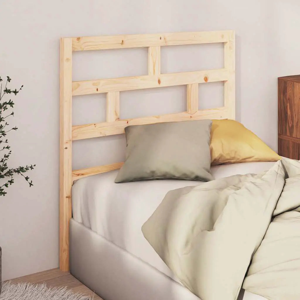 vidaXL Bed Headboard 81x4x100 cm Solid Wood Pine - from vidaXL