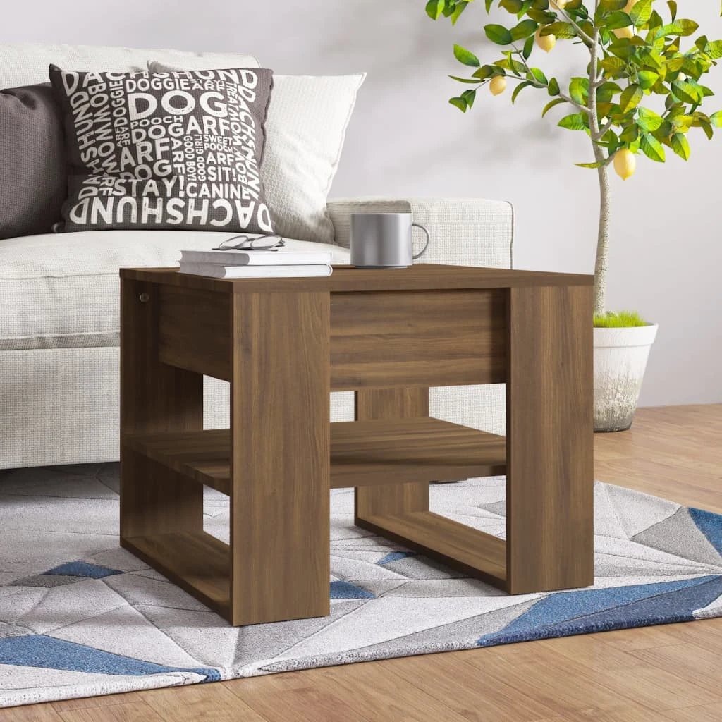 vidaXL Coffee Table 55.5x55x45 Engineered Wood by vidaXL