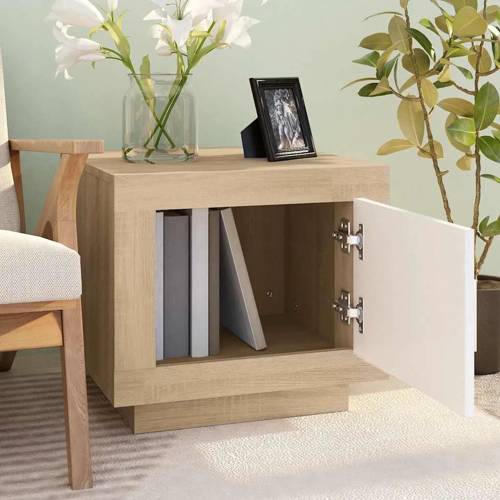 vidaXL VidaXL Coffee Table 51x50x45cm With One Door - Coffee Table