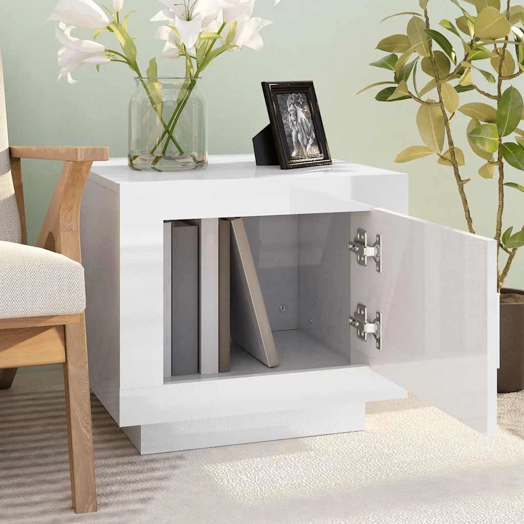 vidaXL VidaXL Coffee Table 51x50x45cm With One Door - Coffee Table