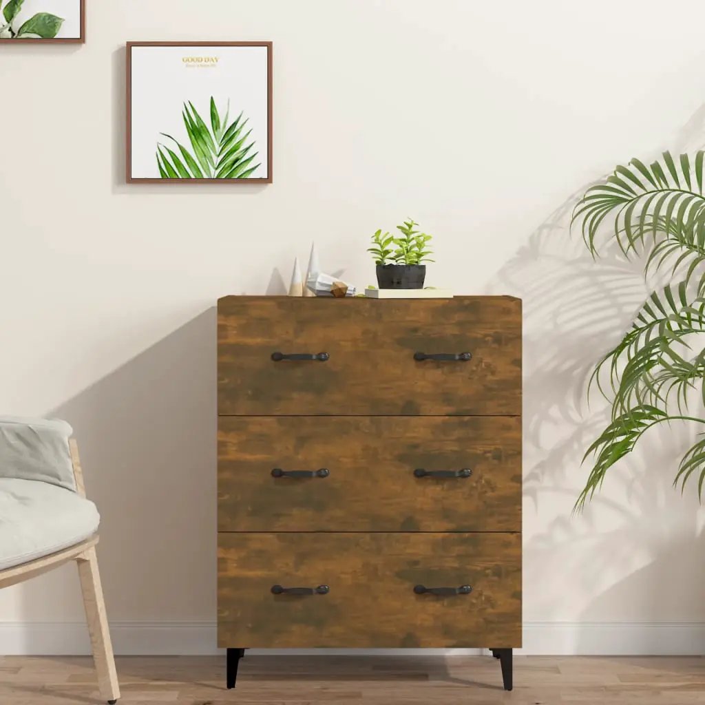 vidaXL vidaXL Sideboard Smoked Oak 69.5x34x90 cm Engineered Wood - Sideboard