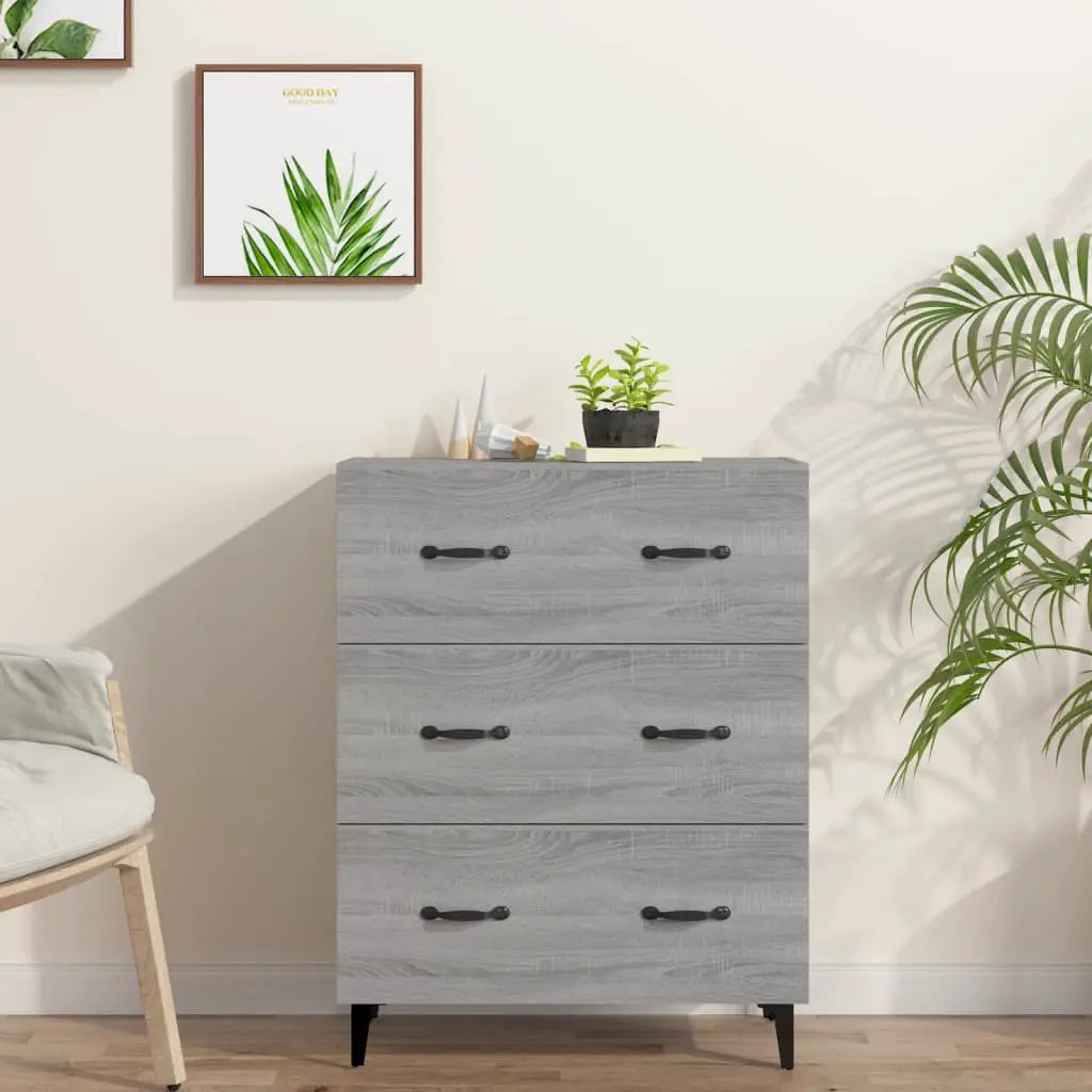 vidaXL vidaXL Sideboard Smoked Oak 69.5x34x90 cm Engineered Wood - Sideboard