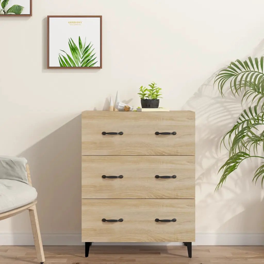 vidaXL vidaXL Sideboard Smoked Oak 69.5x34x90 cm Engineered Wood - Sideboard