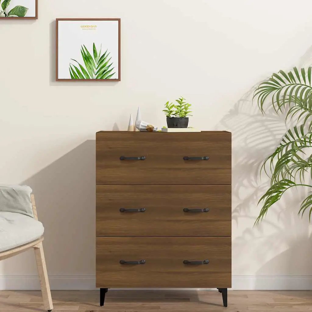 vidaXL vidaXL Sideboard Smoked Oak 69.5x34x90 cm Engineered Wood - Sideboard