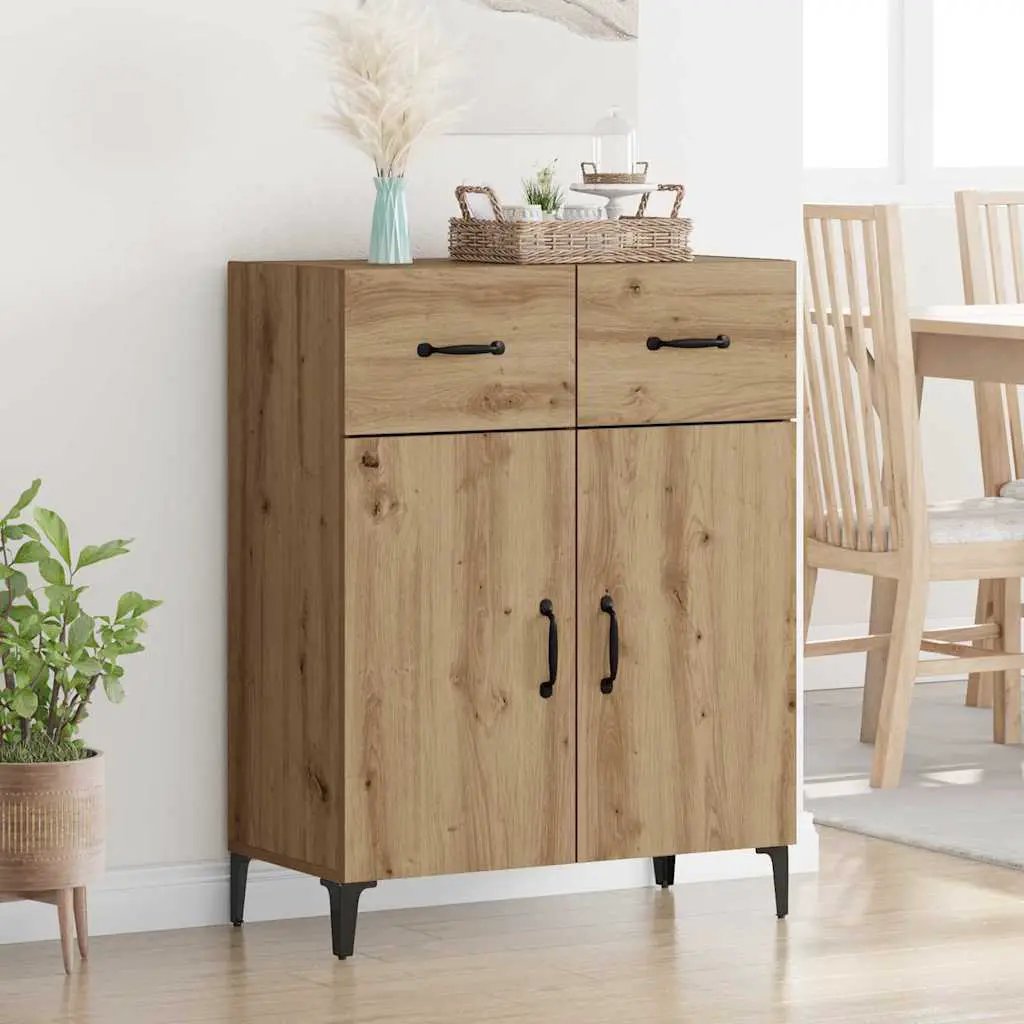 vidaXL vidaXL Sideboard Smoked Oak 69.5x34x90 cm Engineered Wood - Sideboard