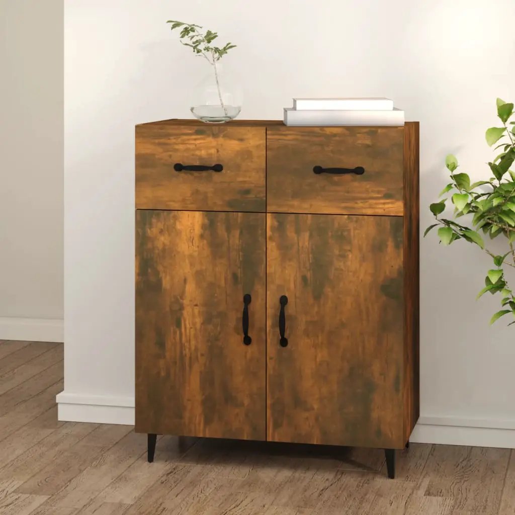 vidaXL vidaXL Sideboard Smoked Oak 69.5x34x90 cm Engineered Wood - Sideboard