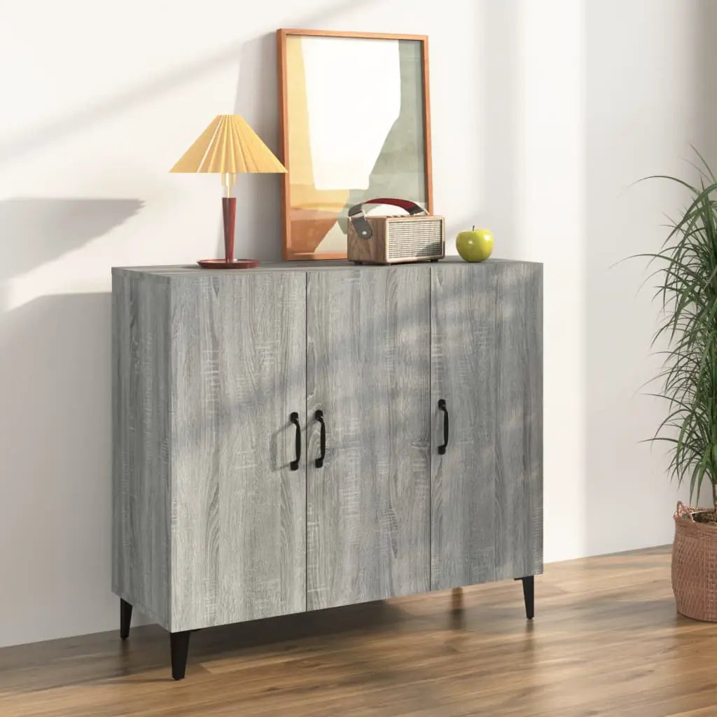 vidaXL vidaXL Sideboard Smoked Oak 90x34x80 cm Engineered Wood - Sideboard