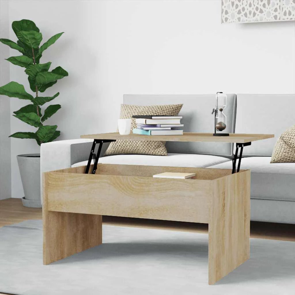 VidaXL Coffee Table 80x50.5x41.5cm EngineeredWood by vidaXL