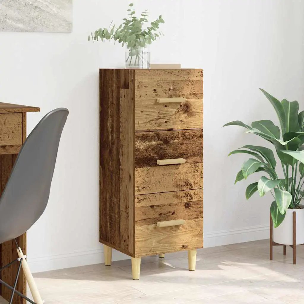 vidaXL vidaXL Sideboard Smoked Oak 34.5x34x90 cm Engineered Wood - Sideboard