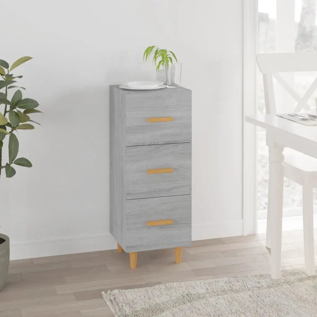 vidaXL vidaXL Sideboard Smoked Oak 34.5x34x90 cm Engineered Wood - Sideboard