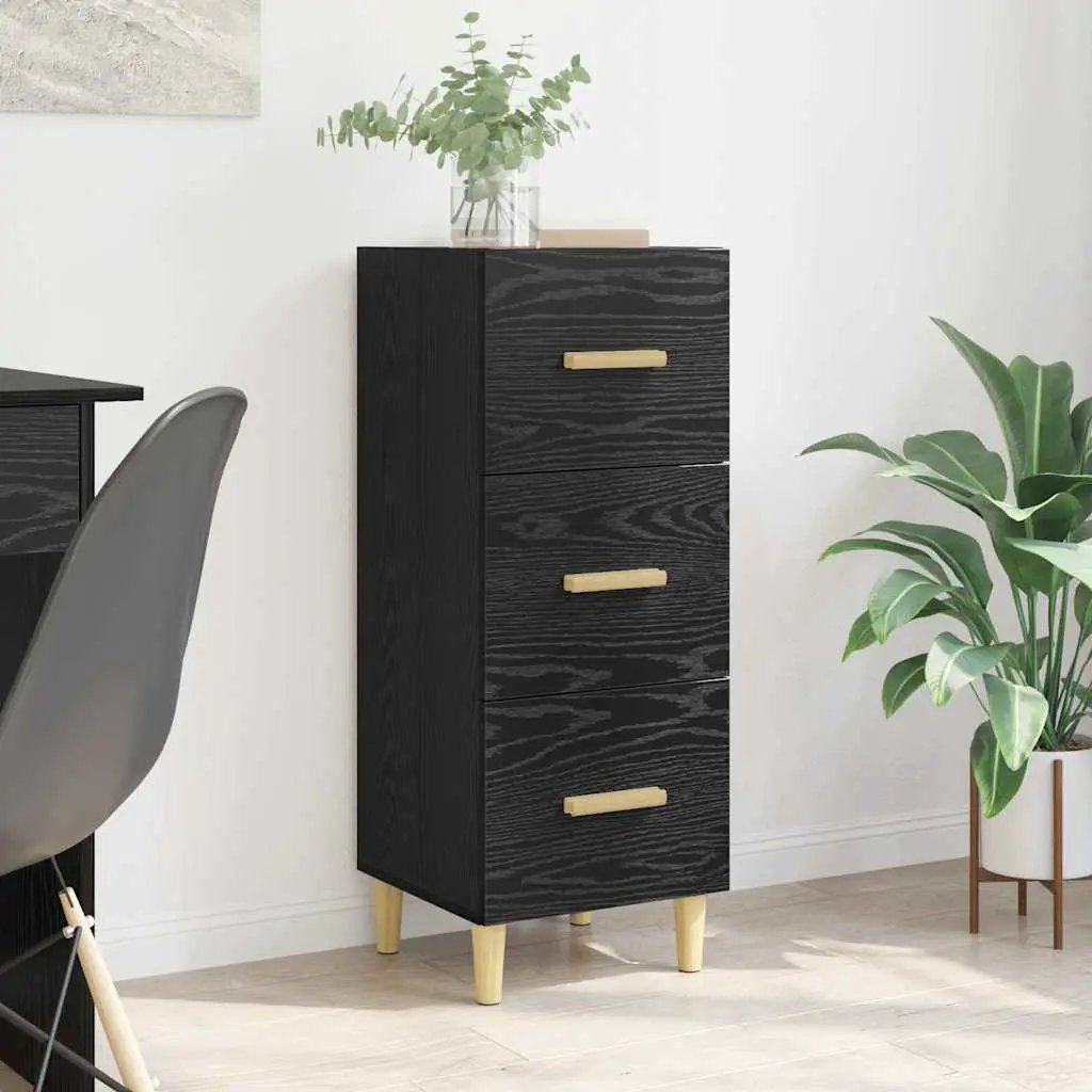 vidaXL vidaXL Sideboard Smoked Oak 34.5x34x90 cm Engineered Wood - Sideboard