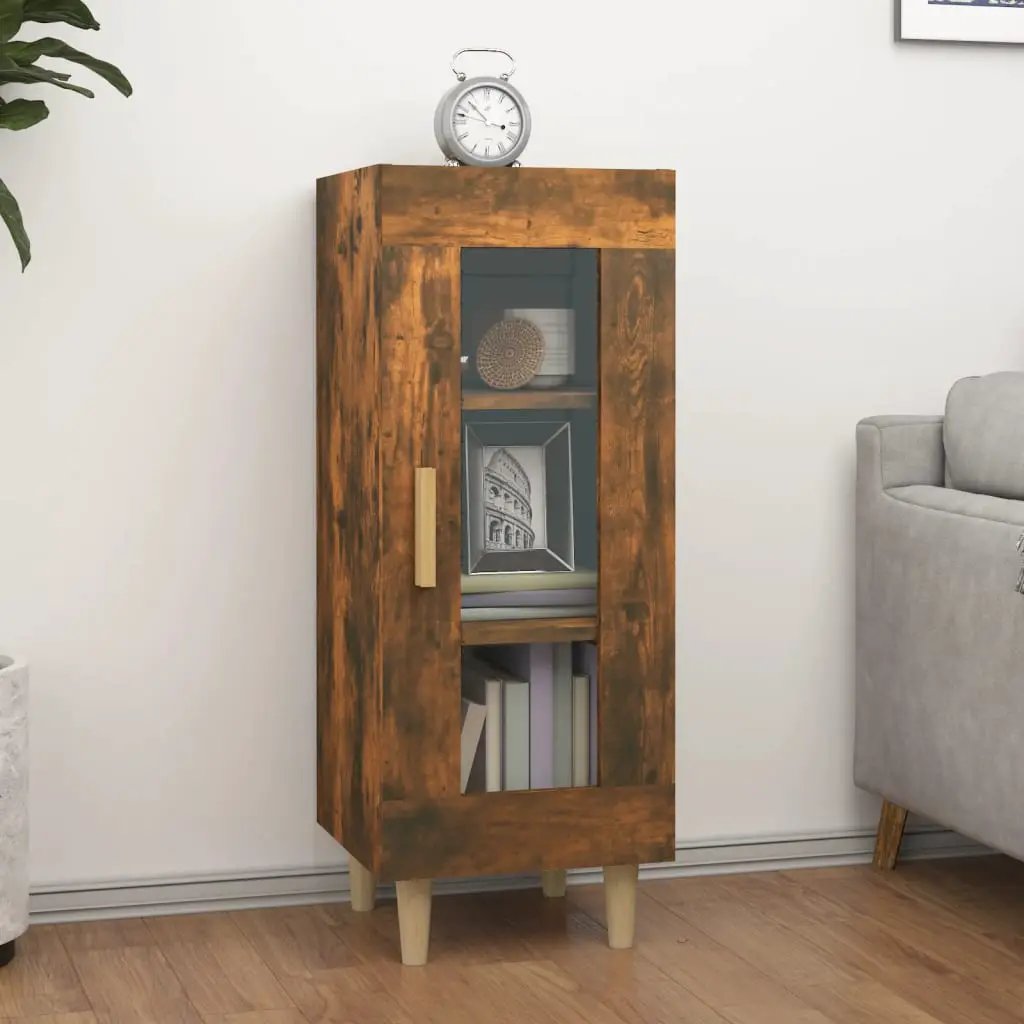 vidaXL vidaXL Sideboard Smoked Oak 34.5x34x90 cm Engineered Wood - Sideboard