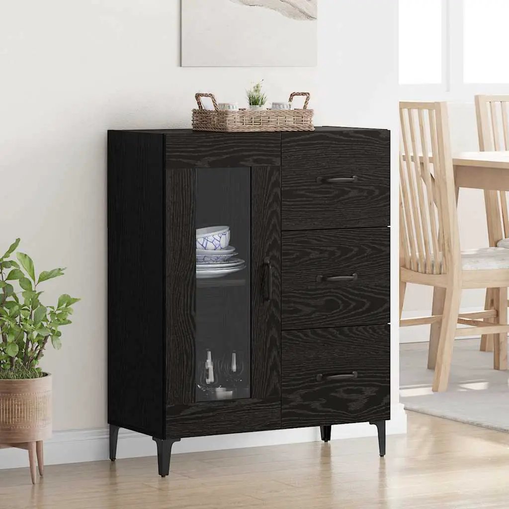 vidaXL vidaXL Sideboard Smoked Oak 69.5x34x90 cm Engineered Wood - Sideboard