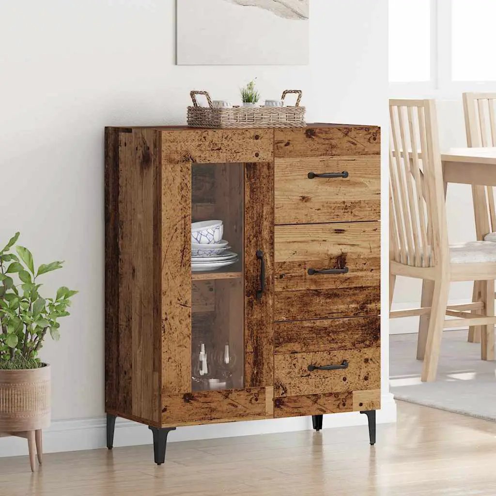 vidaXL vidaXL Sideboard Smoked Oak 69.5x34x90 cm Engineered Wood - Sideboard