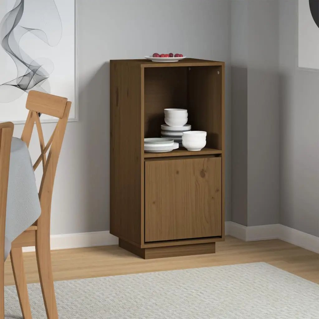 vidaXL vidaXL Sideboard 38x35x80 cm Solid Wood Pine - Sideboard
