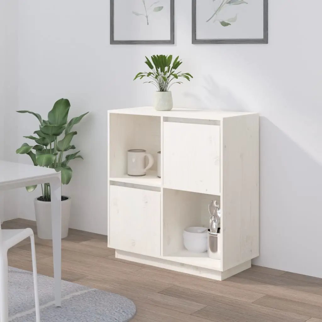 vidaXL vidaXL Sideboard 74x35x80cm Solid Wood Pine - Sideboard