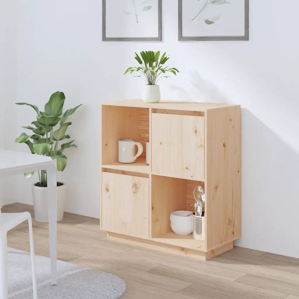 vidaXL vidaXL Sideboard 74x35x80cm Solid Wood Pine - Sideboard