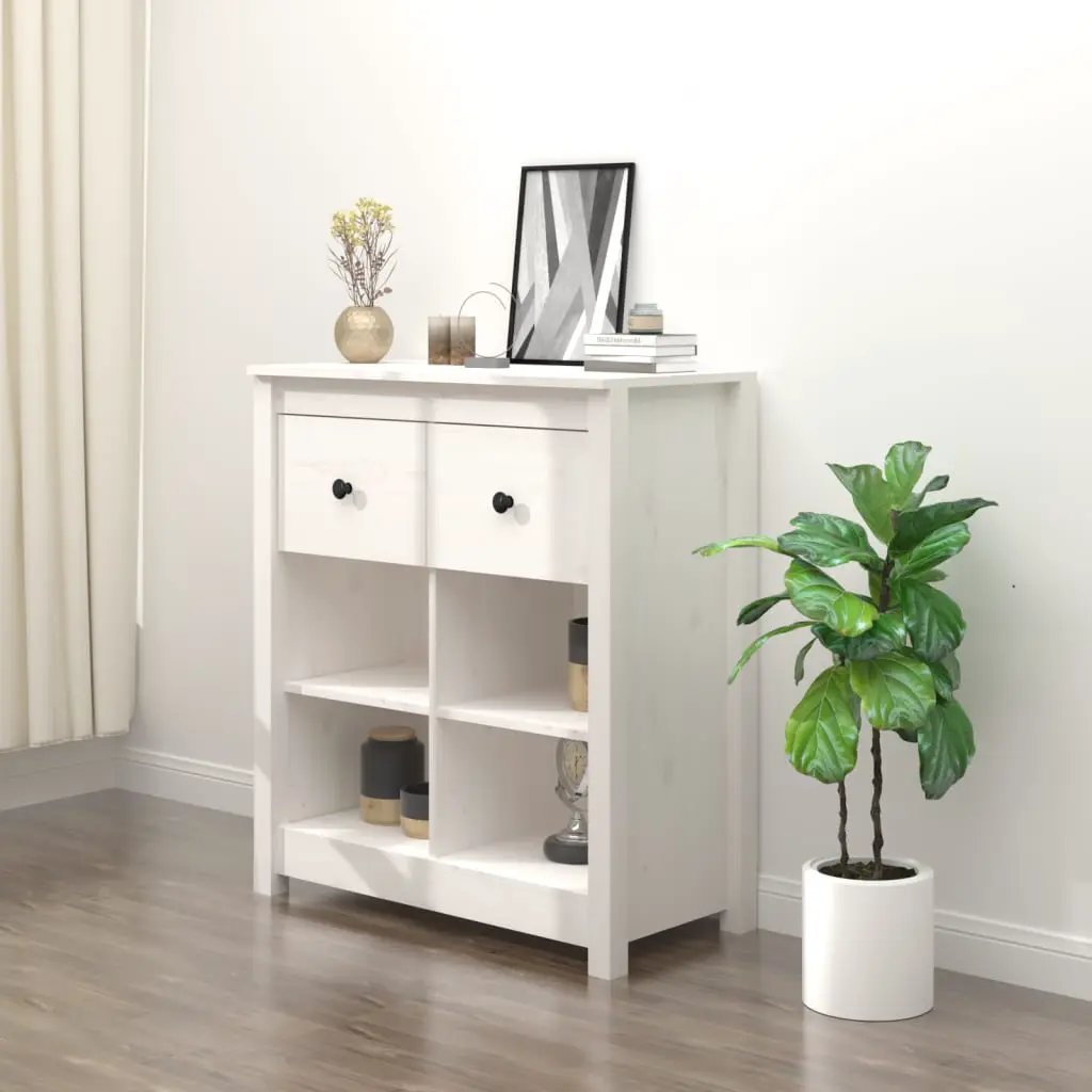 vidaXL vidaXL Sideboard 70x35x80 cm Solid Wood Pine - Sideboard