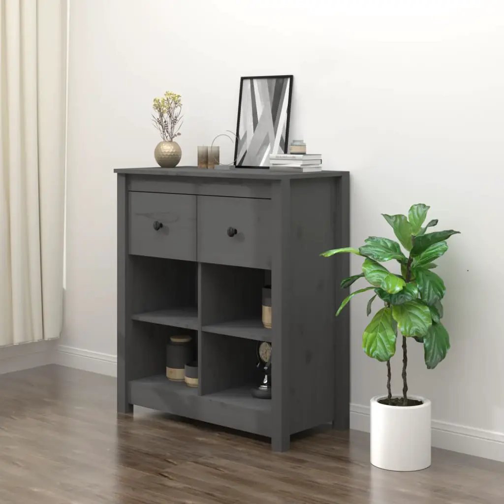 vidaXL vidaXL Sideboard 70x35x80 cm Solid Wood Pine - Sideboard