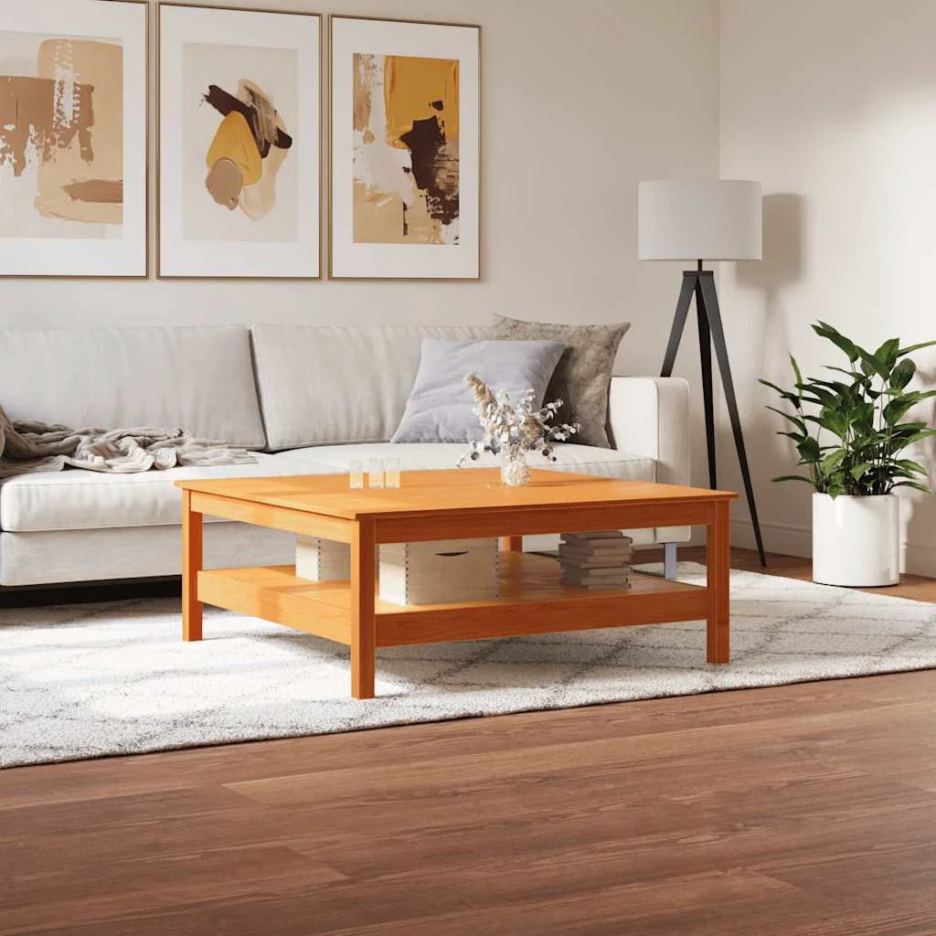 VidaXL Coffee Table 45x45x40 SolidPine Living by vidaXL