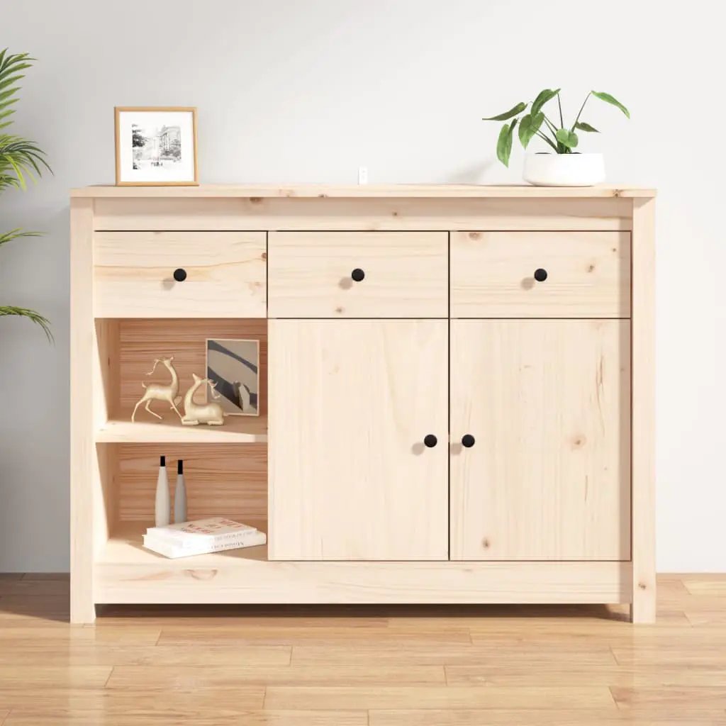 vidaXL vidaXL Sideboard 100x35x74 cm Solid Wood Pine - Sideboard