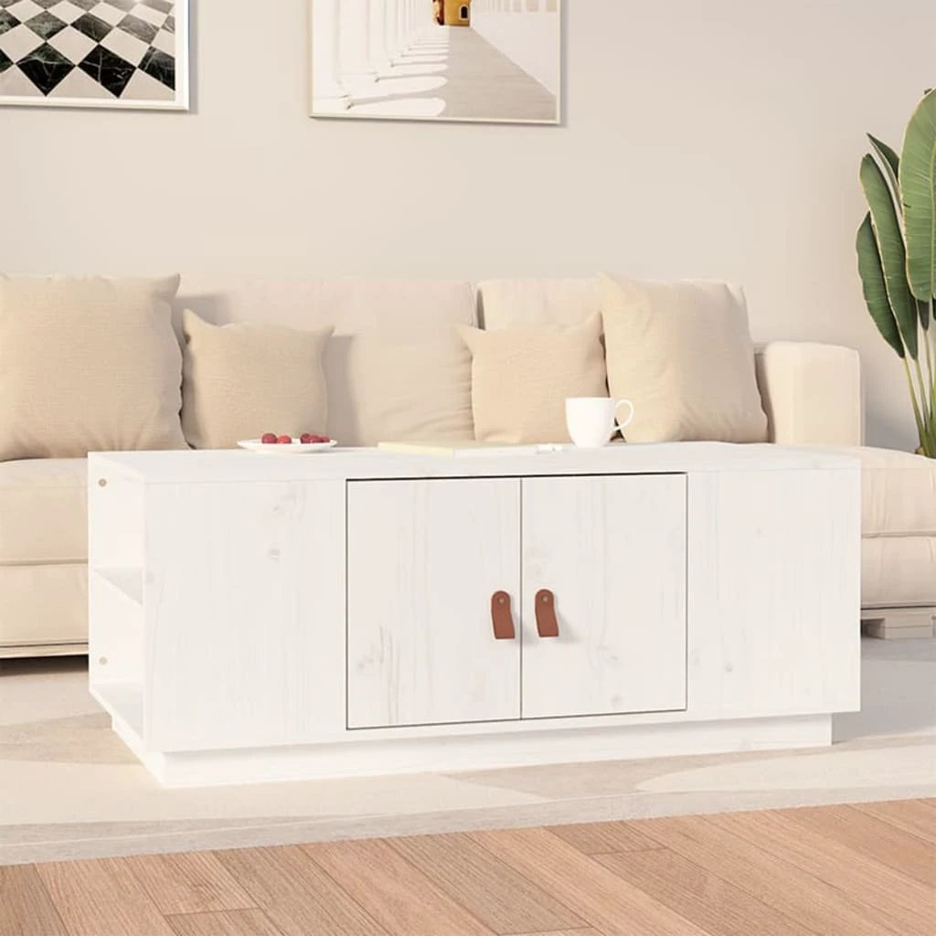 vidaXL Coffee Table 100x50x41 Solid Pine Lounge by vidaXL