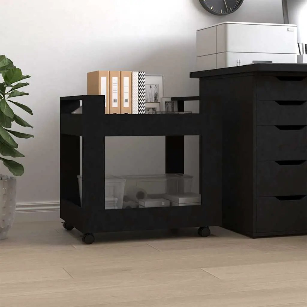 vidaXL Desk Trolley Old Wood 60 x 45 x 60 cm Engineered Wood - from vidaXL