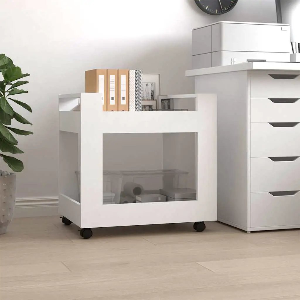vidaXL Desk Trolley Old Wood 60 x 45 x 60 cm Engineered Wood - from vidaXL
