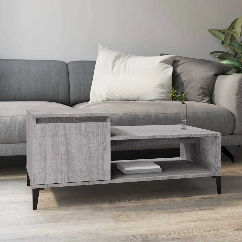 vidaXL VidaXL Coffee Table 100x50x45 EngineeredWood Home - Coffee Table