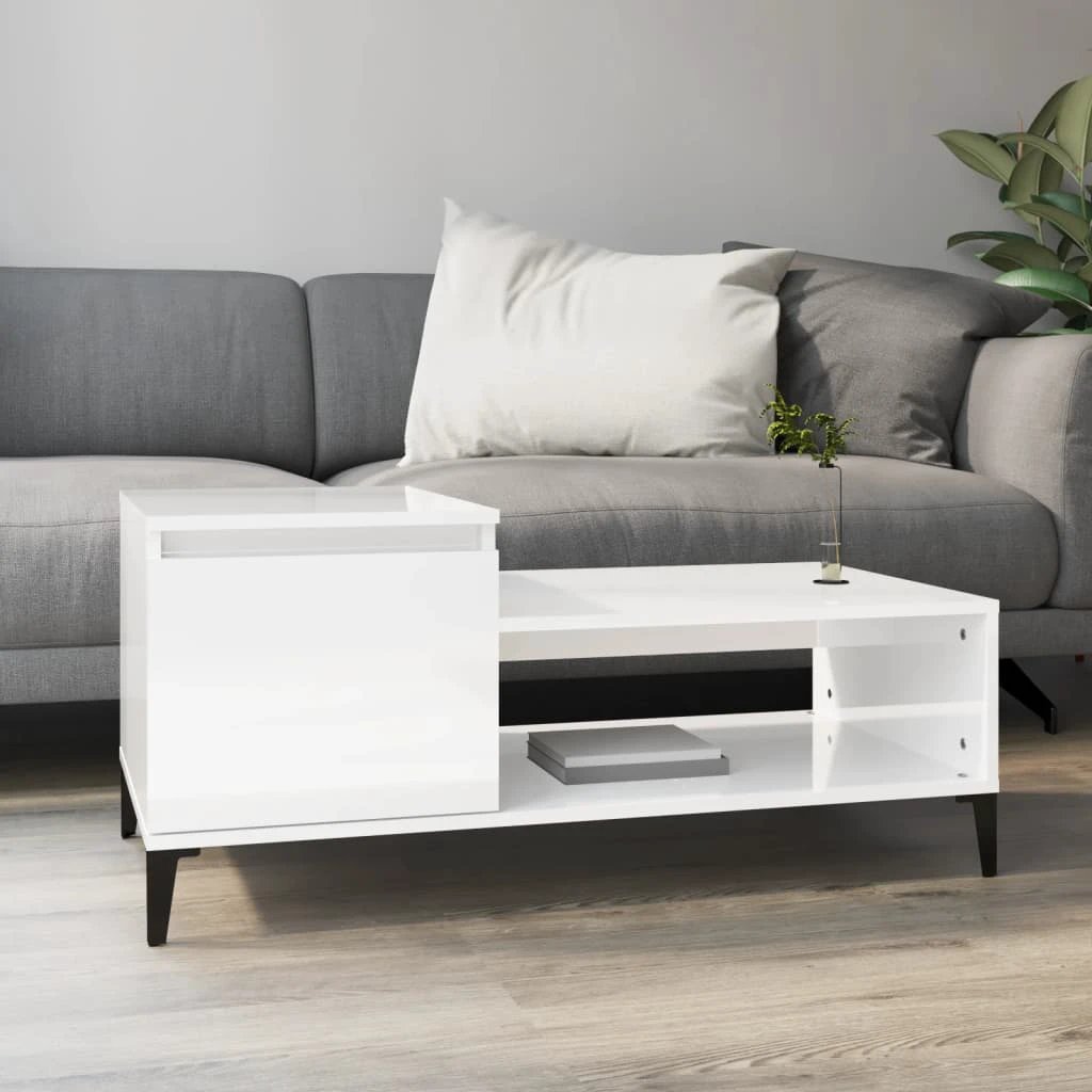 vidaXL VidaXL Coffee Table 100x50x45 EngineeredWood Home - Coffee Table