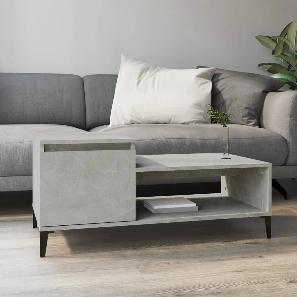 vidaXL VidaXL Coffee Table 100x50x45 EngineeredWood Home - Coffee Table