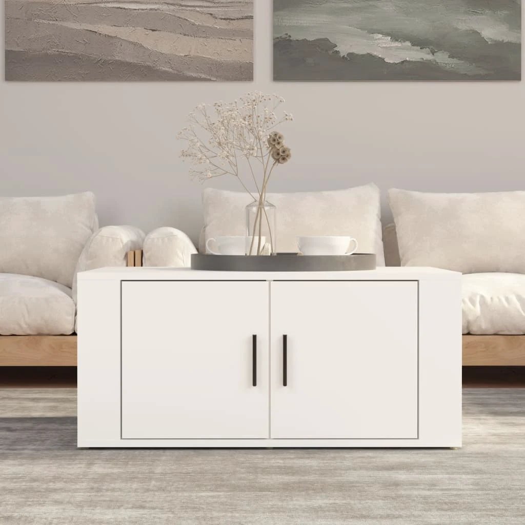 vidaXL VidaXL Coffee Table 80x50x36 cm Durable Engineered Wood With Storage For Living Rooms And Small Spaces - Coffee Table