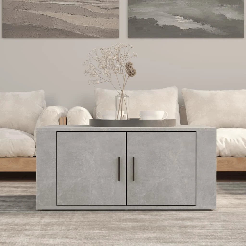 vidaXL VidaXL Coffee Table 80x50x36 cm Durable Engineered Wood With Storage For Living Rooms And Small Spaces - Coffee Table