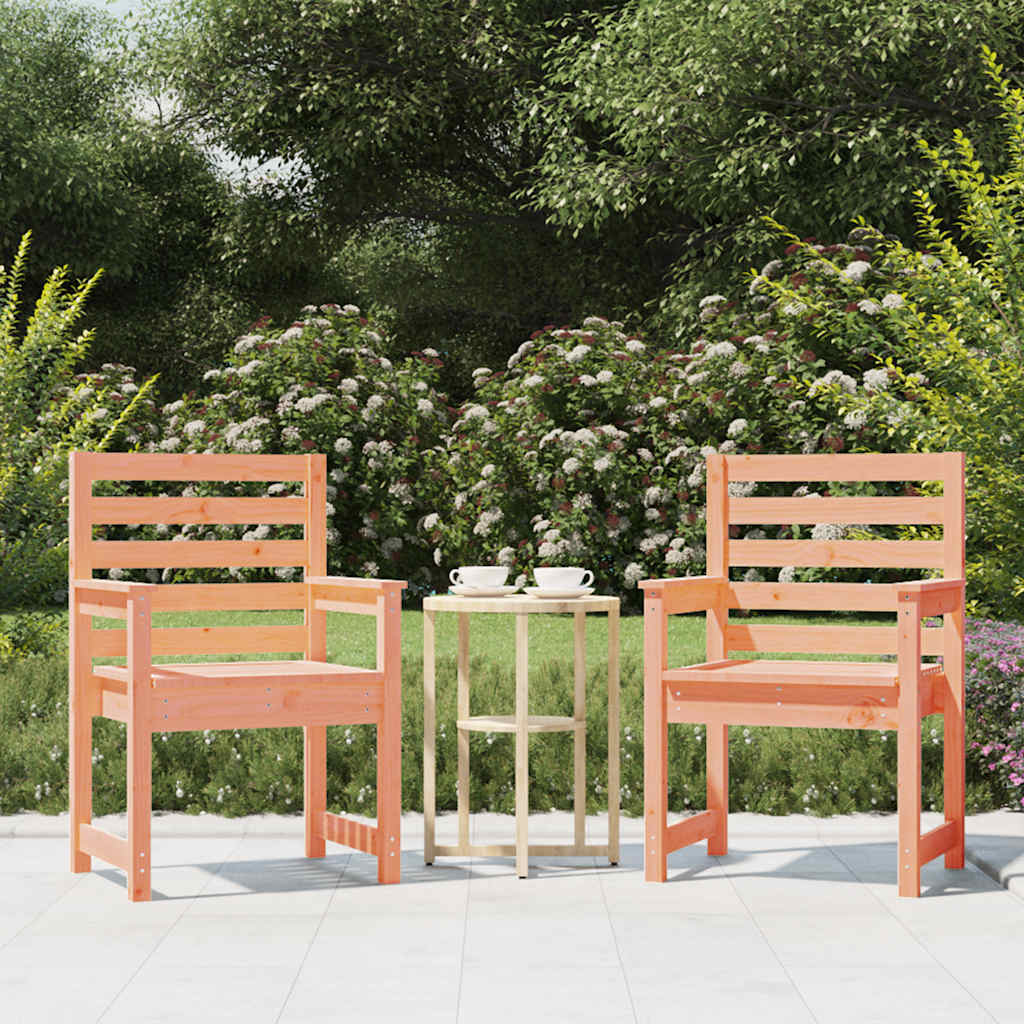 vidaXL vidaXL Garden Chairs 2 pcs 50x48x91.5 cm Solid Wood Pine - Garden Chairs