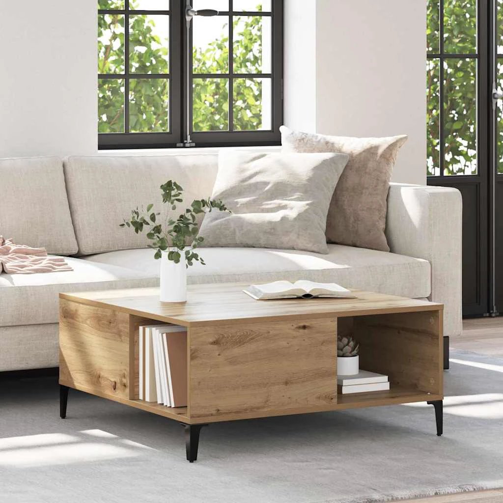 vidaXL VidaXL Coffee Table 80x80x36.5 cm Engineered Wood - Coffee Table