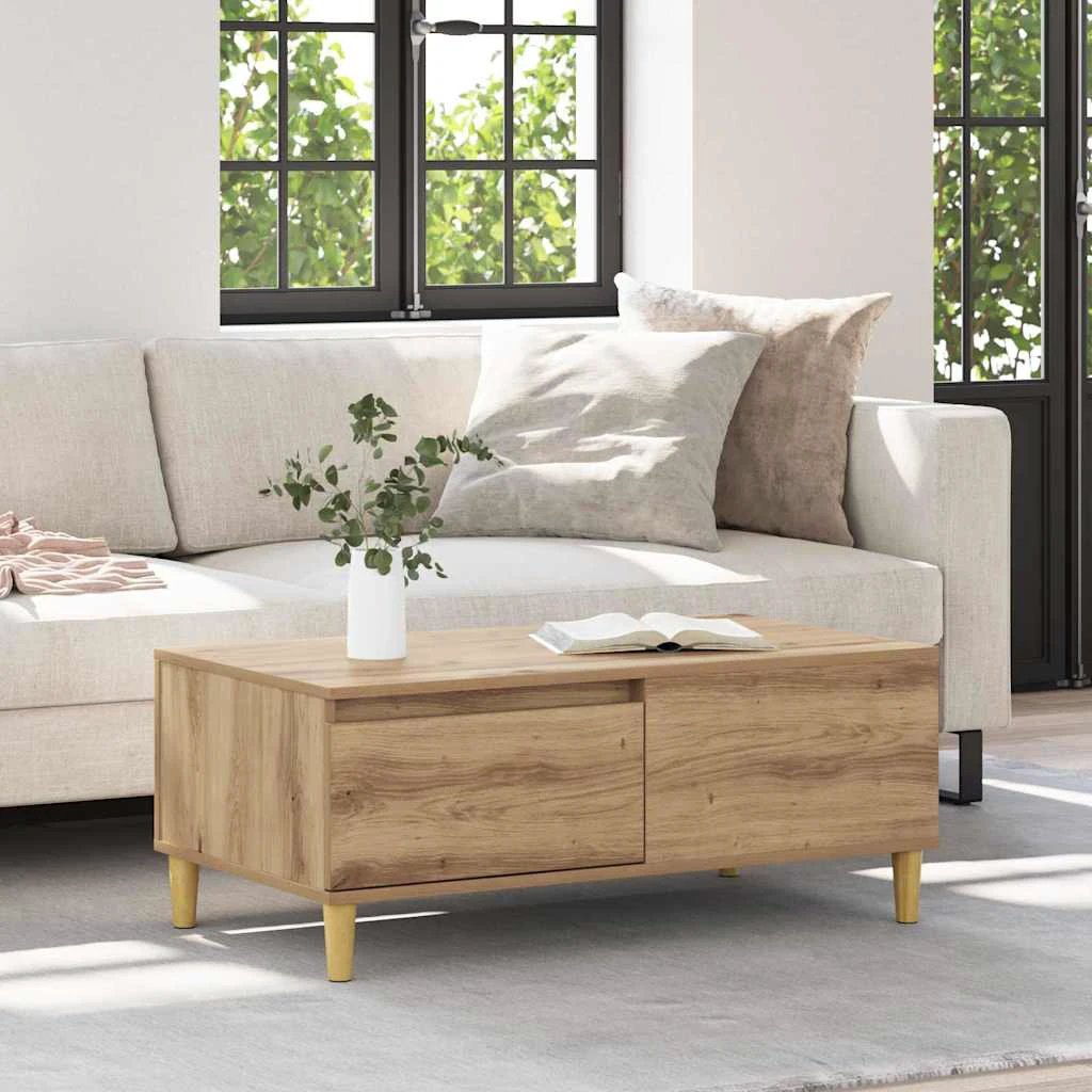 vidaXL vidaXL Coffee Table 90x50x35 Old Wood LivingRoom - Coffee Table