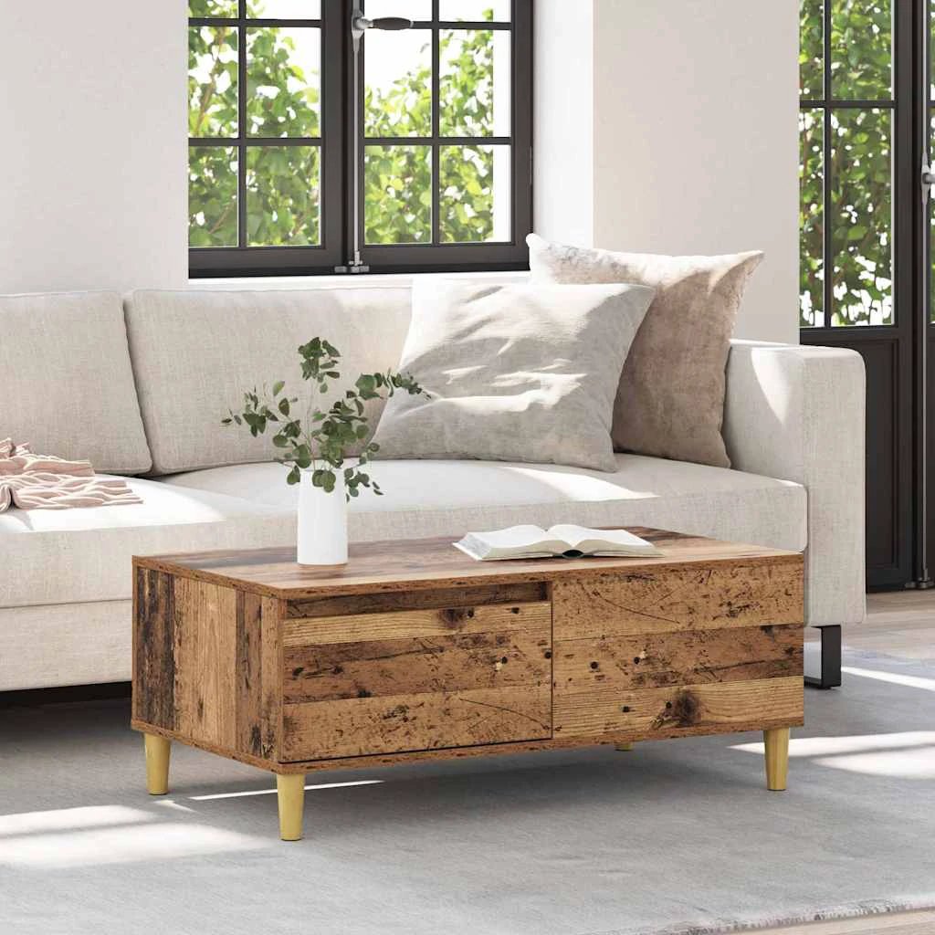 vidaXL vidaXL Coffee Table 90x50x35 Old Wood LivingRoom - Coffee Table