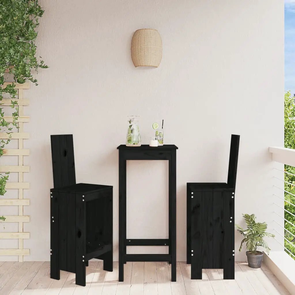 vidaXL vidaXL Bar Stools 2 pcs 40x42x120 cm Solid Wood Pine - Bar Stool