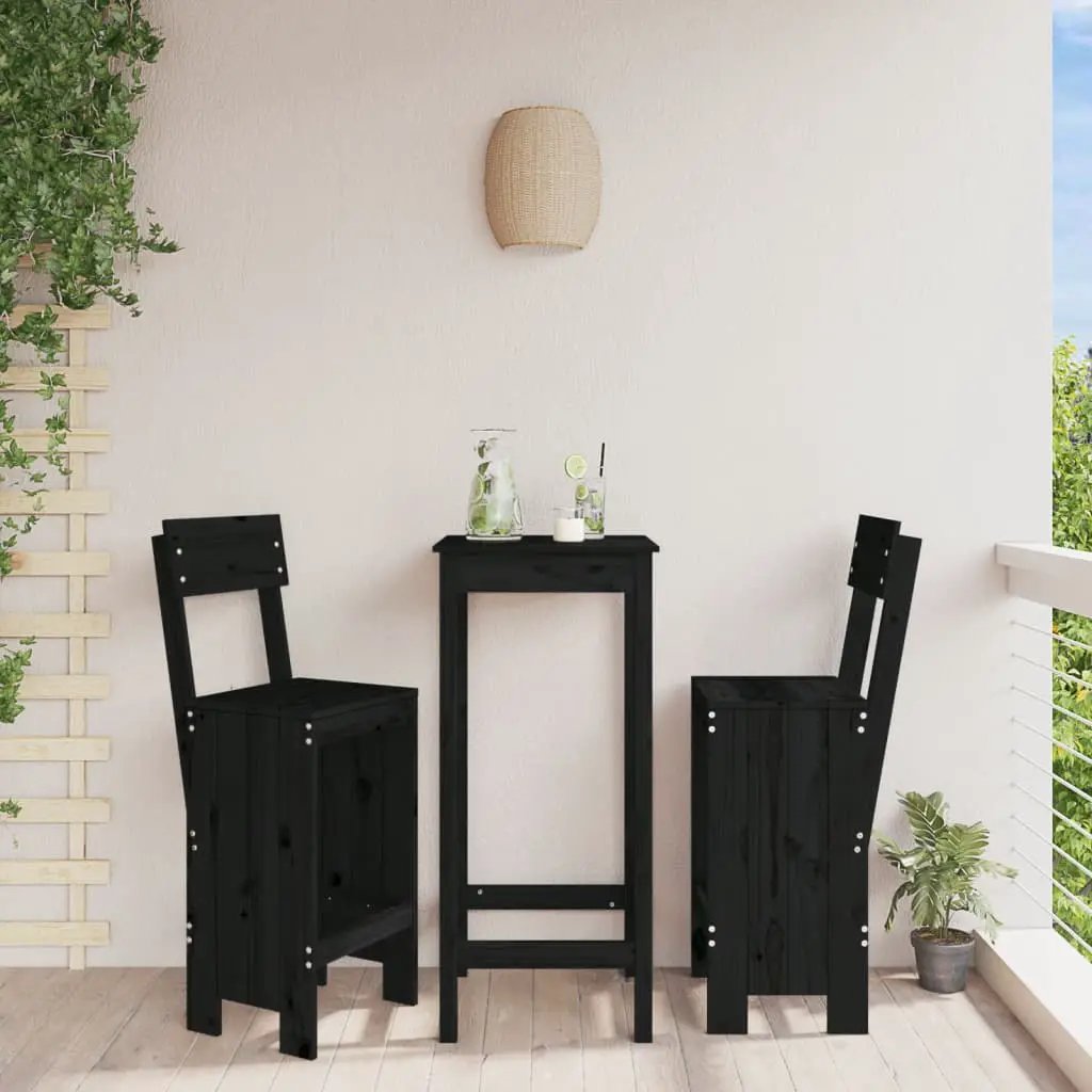 vidaXL vidaXL Bar Stools 2 pcs 40x42x120 cm Solid Wood Pine - Bar Stool