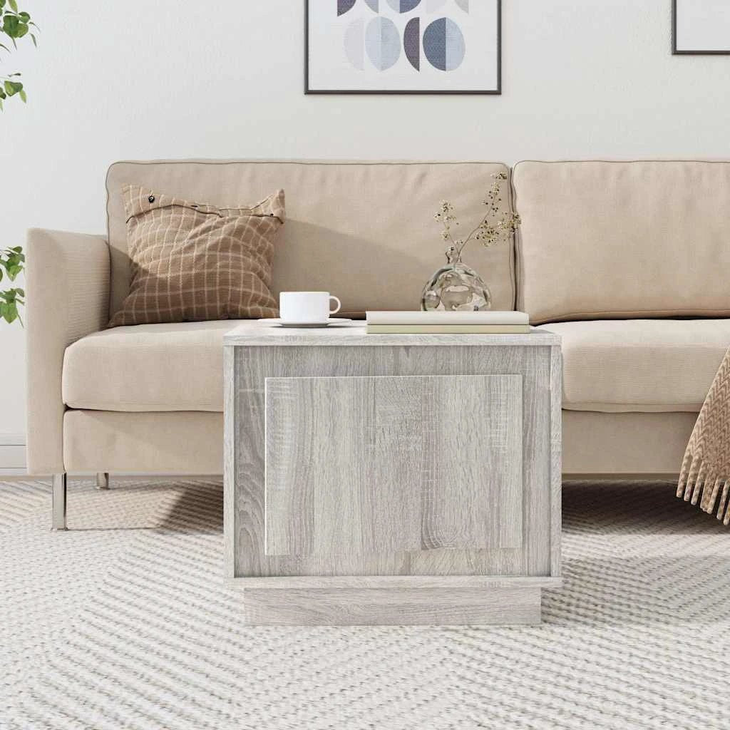 VidaXL Coffee Table 51x50x44 cm Moisture Resistant Engineered Wood Living Room Decor by vidaXL