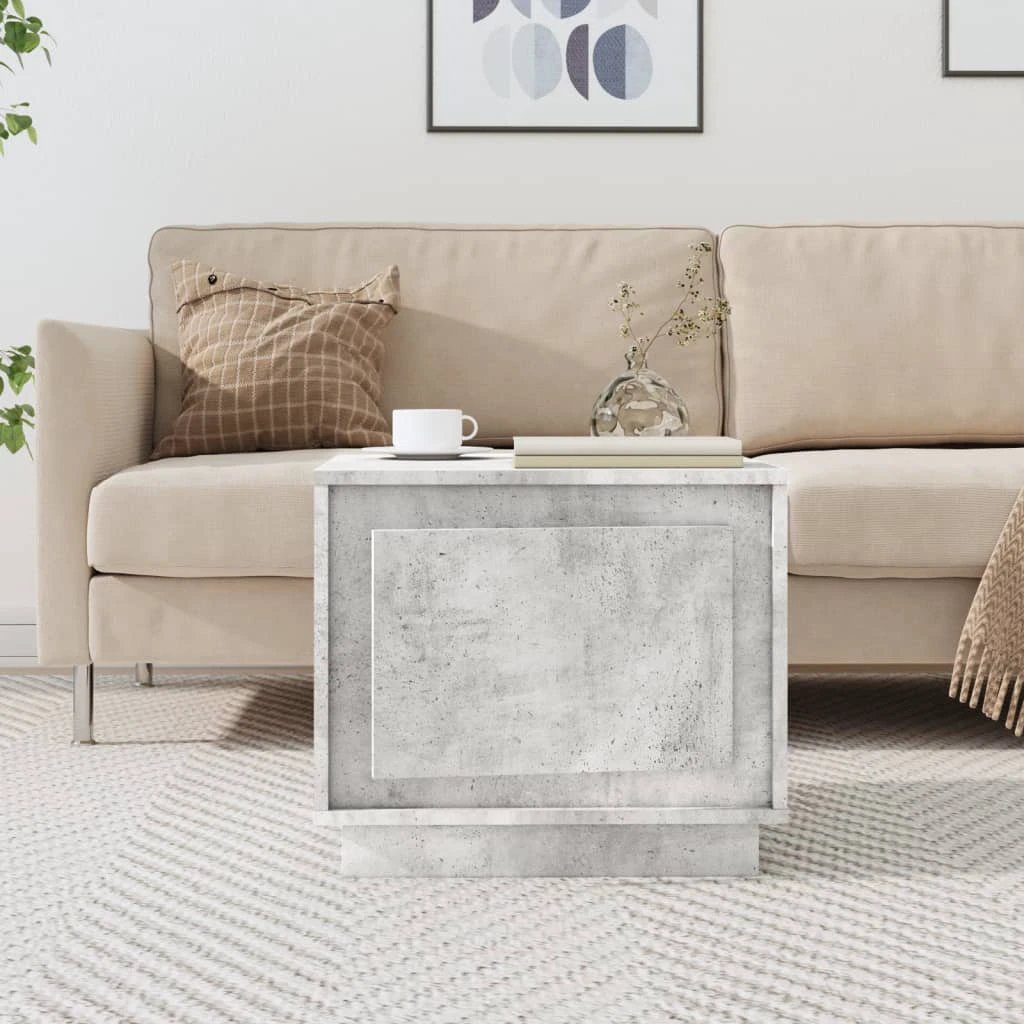 VidaXL Coffee Table 51x50x44 cm Moisture Resistant Engineered Wood Living Room Decor by vidaXL