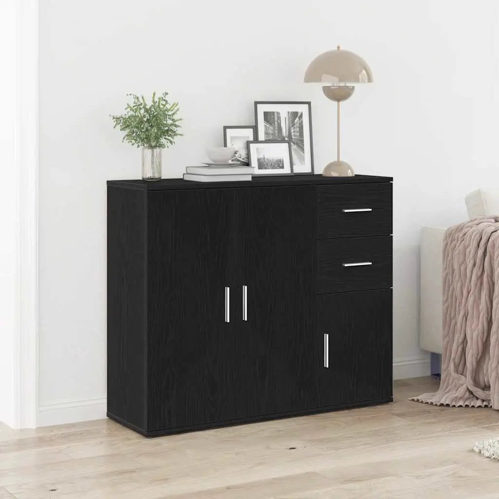 vidaXL vidaXL Sideboard White 91x29.5x75 cm Engineered Wood - Sideboard