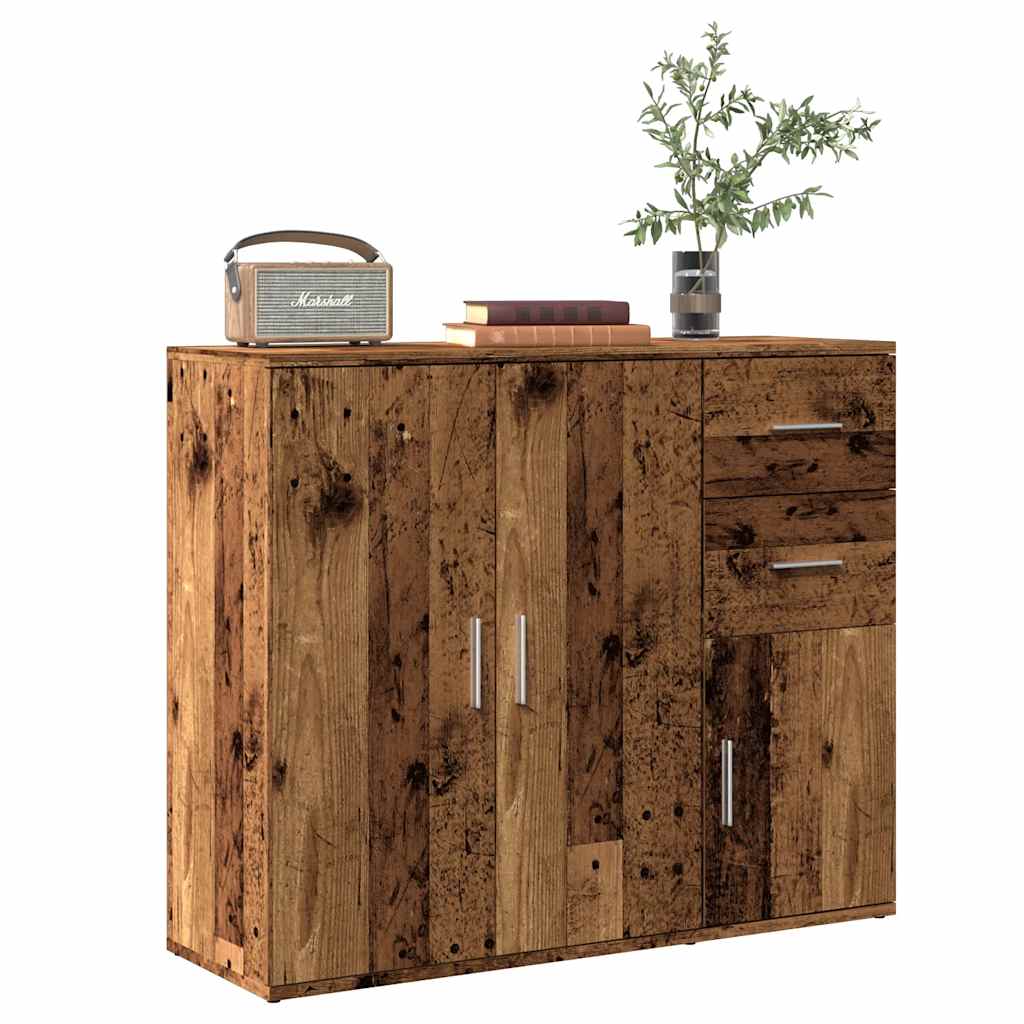 vidaXL vidaXL Sideboard White 91x29.5x75 cm Engineered Wood - Sideboard