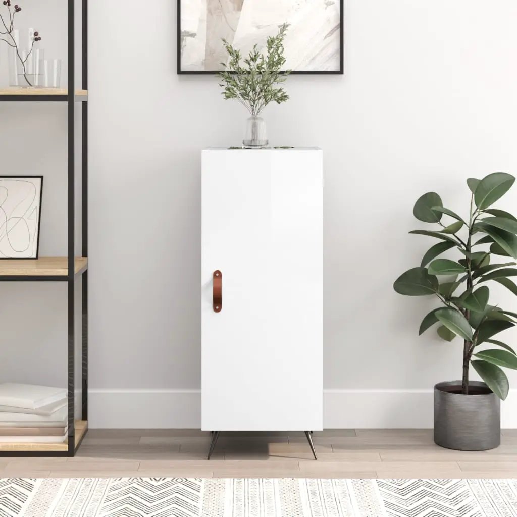 vidaXL vidaXL Sideboard White 34.5x34x90 cm Engineered Wood - Sideboard