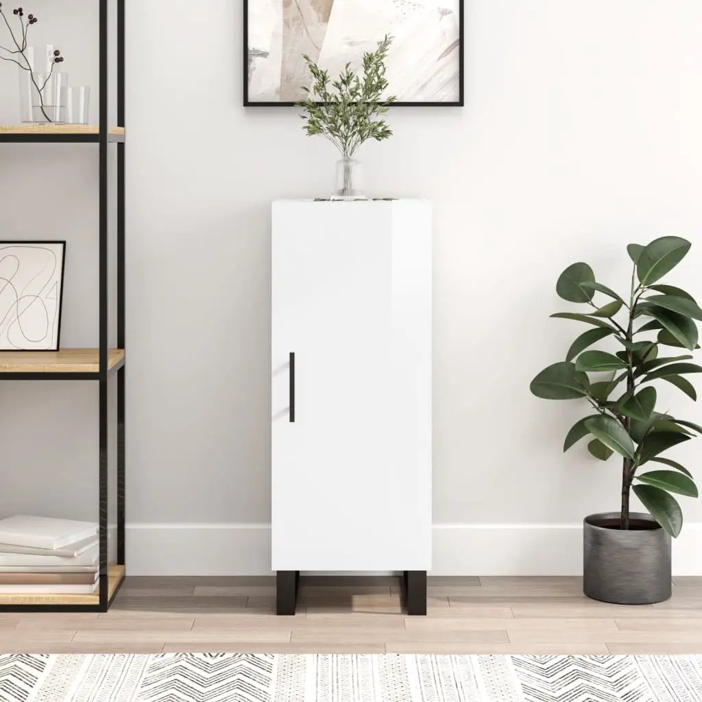 vidaXL vidaXL Sideboard White 34.5x34x90 cm Engineered Wood - Sideboard