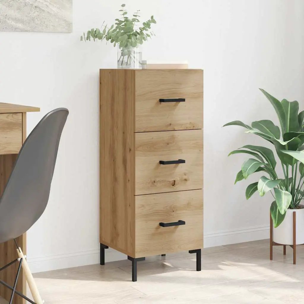 vidaXL vidaXL Sideboard White 34.5x34x90 cm Engineered Wood - Sideboard