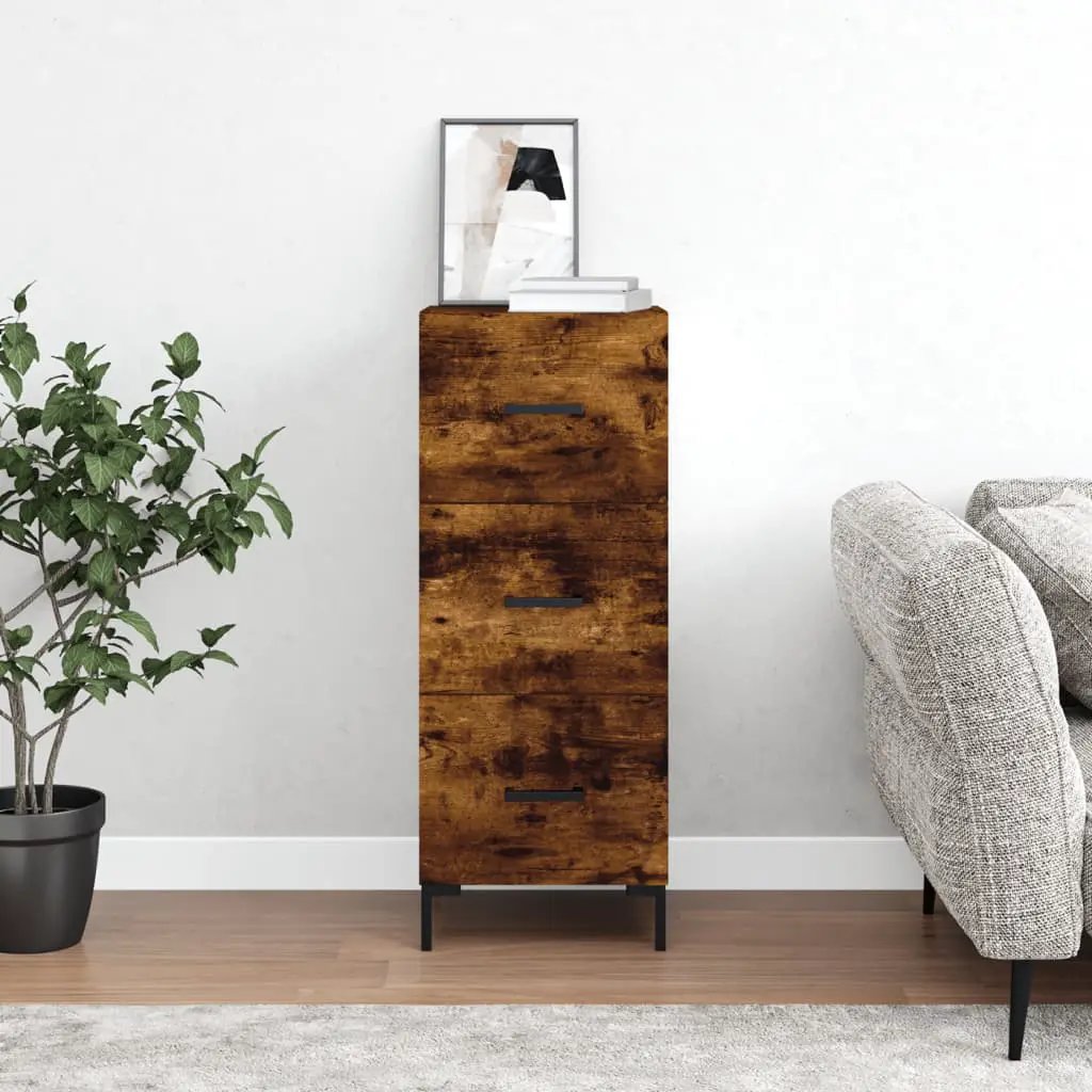 vidaXL vidaXL Sideboard White 34.5x34x90 cm Engineered Wood - Sideboard