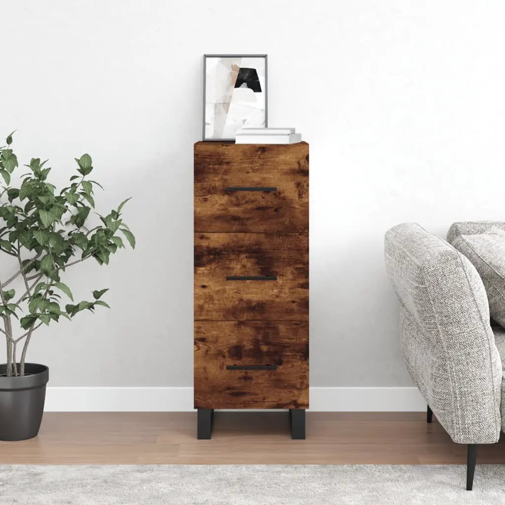 vidaXL vidaXL Sideboard White 34.5x34x90 cm Engineered Wood - Sideboard